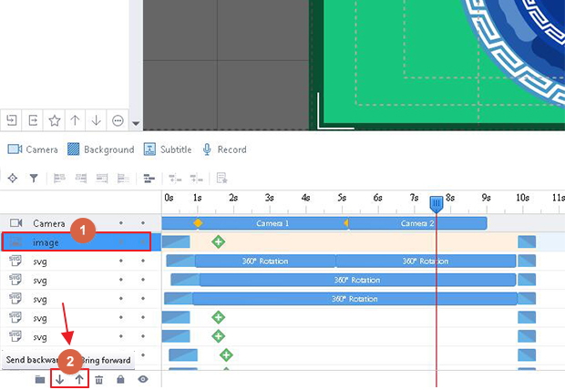 How to change the layer order