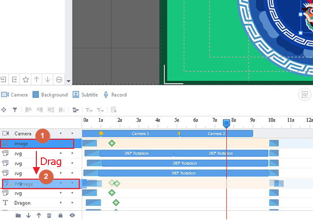 How to change the layer order