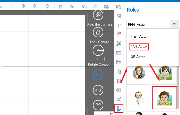 how to add actor