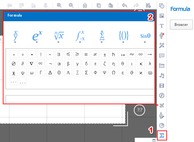 how to add formulas