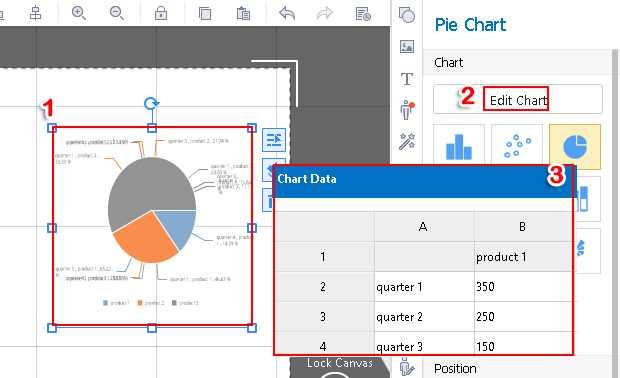 how to edit charts