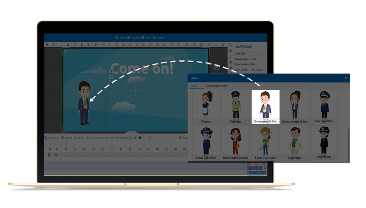 Cartoon Video Maker for Teachers - Training Video Software - Animiz